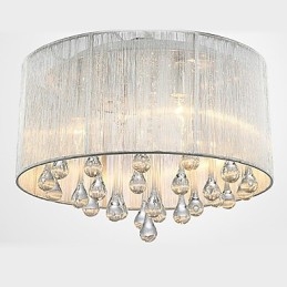 Loftslampe Moderne Krystal 4 Lys