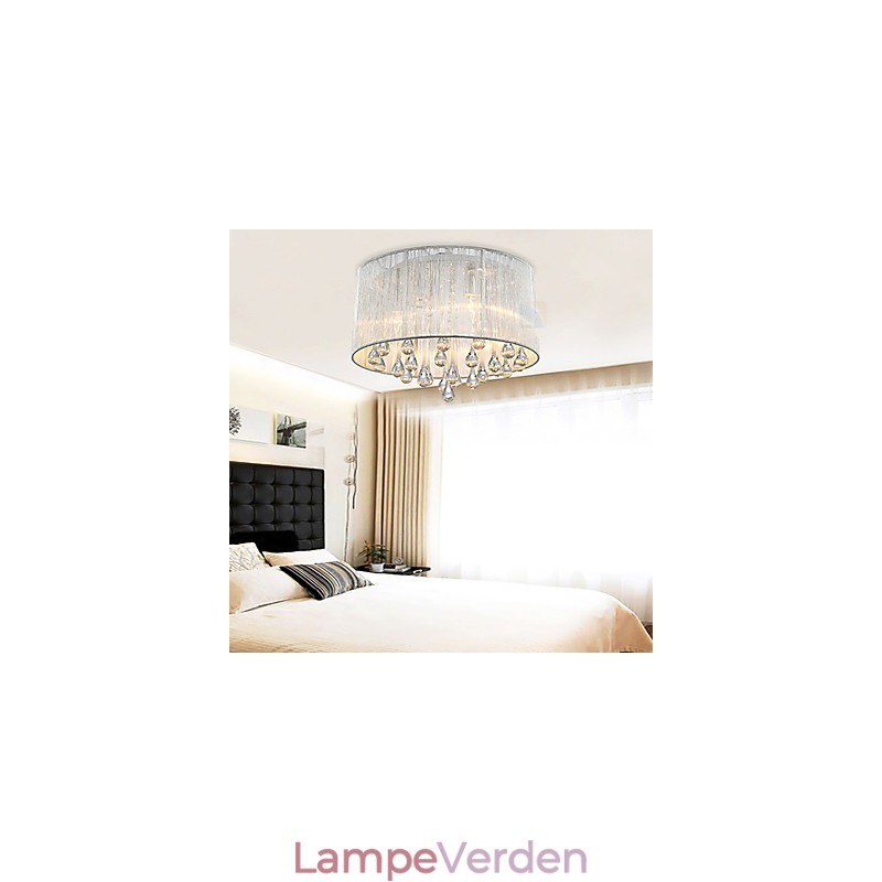 Loftslampe Moderne Krystal 4 Lys