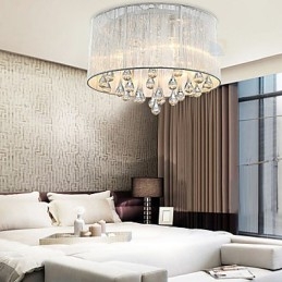 Loftslampe Moderne Krystal 4 Lys