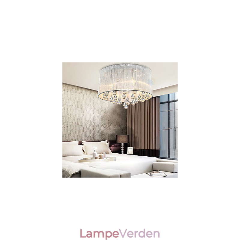 Loftslampe Moderne Krystal 4 Lys