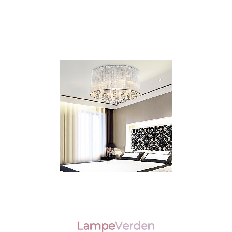 Loftslampe Moderne Krystal 4 Lys