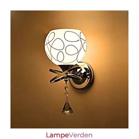 Hotel Soveværelse Sengelampe Moderne Mnimalistisk Glas Væglampe