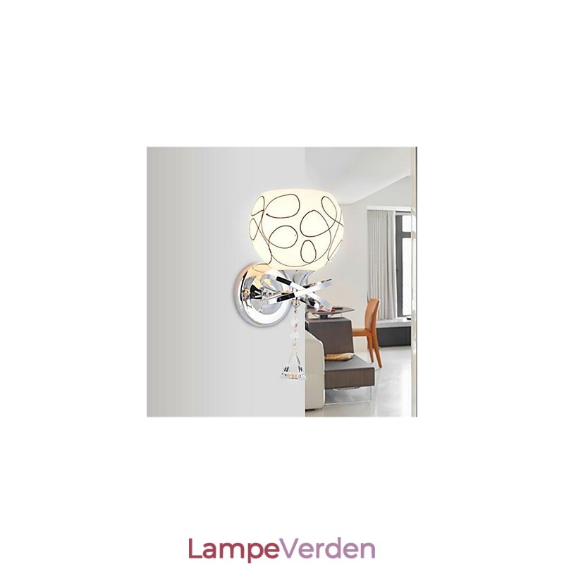 Hotel Soveværelse Sengelampe Moderne Mnimalistisk Glas Væglampe