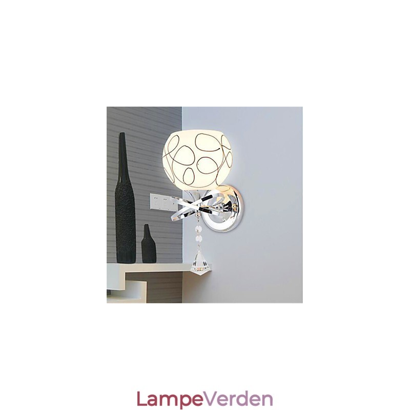 Hotel Soveværelse Sengelampe Moderne Mnimalistisk Glas Væglampe