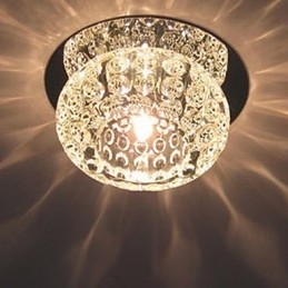 Moderne moderne krystal Mini Style Flush Mount