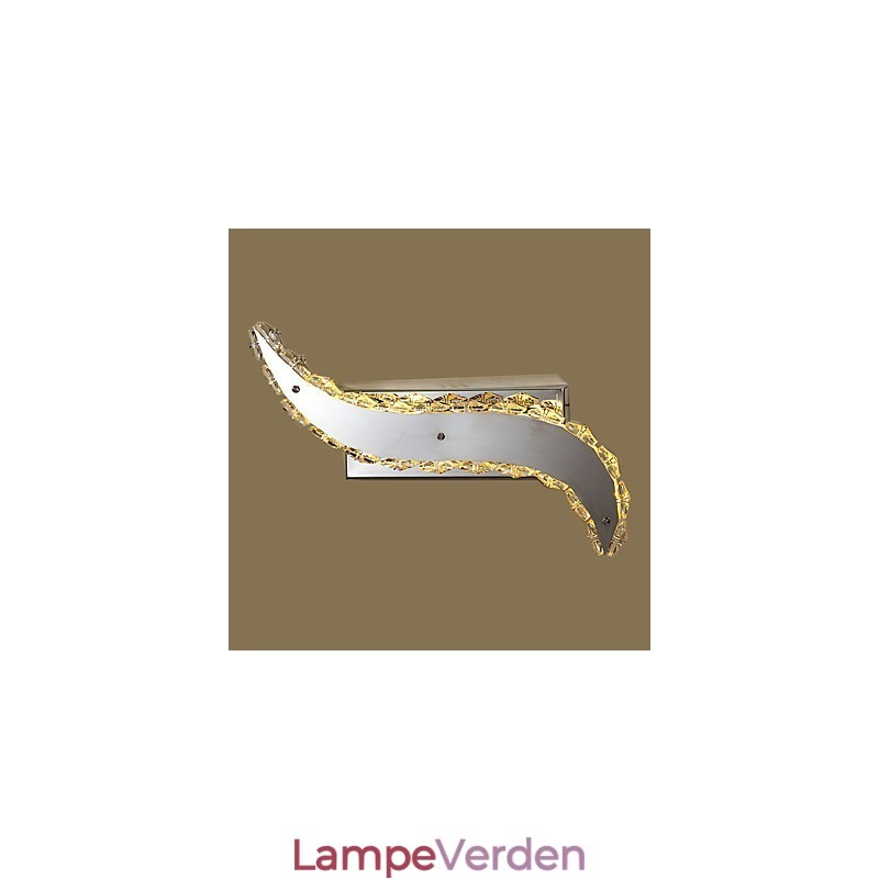 Integreret moderne moderne maleri funktion til Crystal Ambient Light Wall Sconces Wall Light