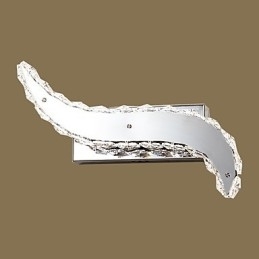 Integreret moderne moderne maleri funktion til Crystal Ambient Light Wall Sconces Wall Light