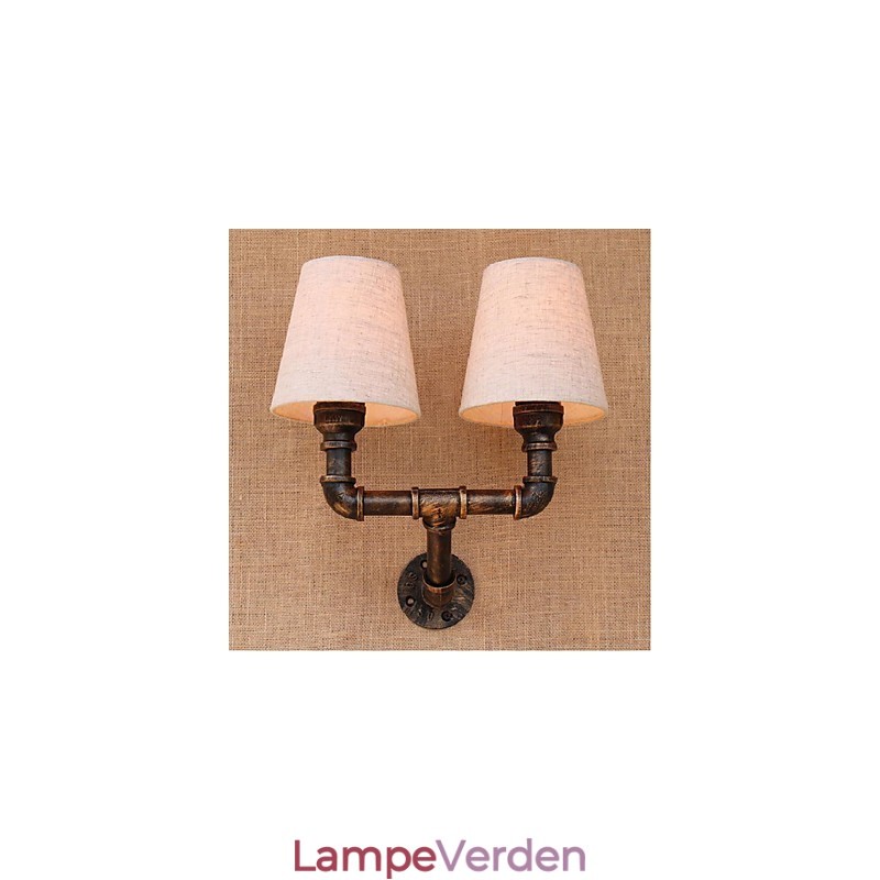 Rustik Lodge Messing Funktion til Ambient Light Wall Sconces Wall Light