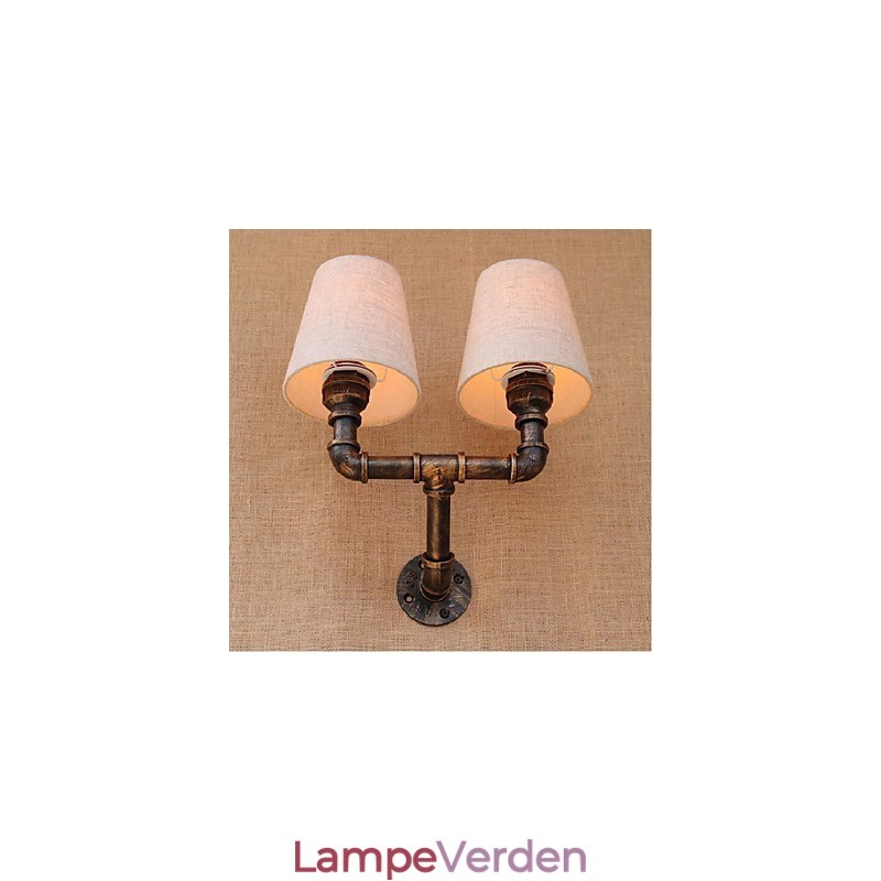 Rustik Lodge Messing Funktion til Ambient Light Wall Sconces Wall Light