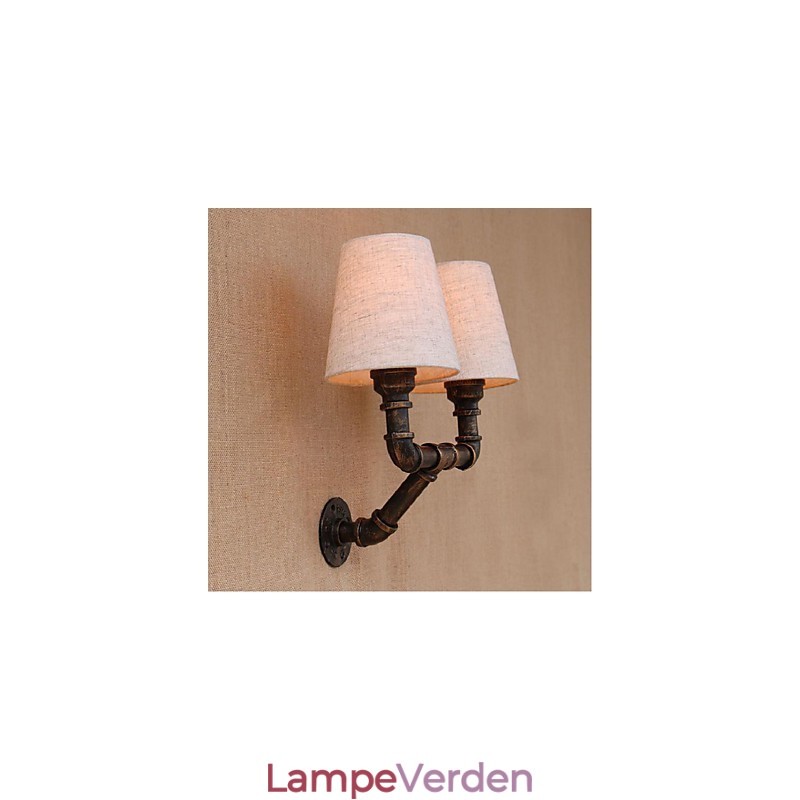Rustik Lodge Messing Funktion til Ambient Light Wall Sconces Wall Light