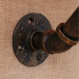 Rustik Lodge Messing Funktion til Ambient Light Wall Sconces Wall Light