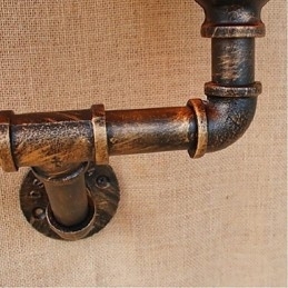 Rustik Lodge Messing Funktion til Ambient Light Wall Sconces Wall Light