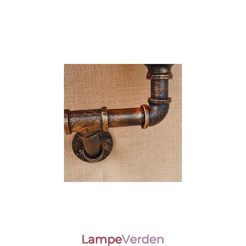 Rustik Lodge Messing Funktion til Ambient Light Wall Sconces Wall Light