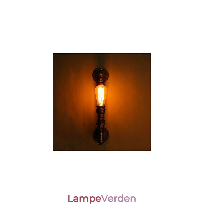 Amerikansk Retro Loft Industriel Vandgang Trapper Kreativ Personlighed Restaurant Bar Single Head Iron Wall Lamp