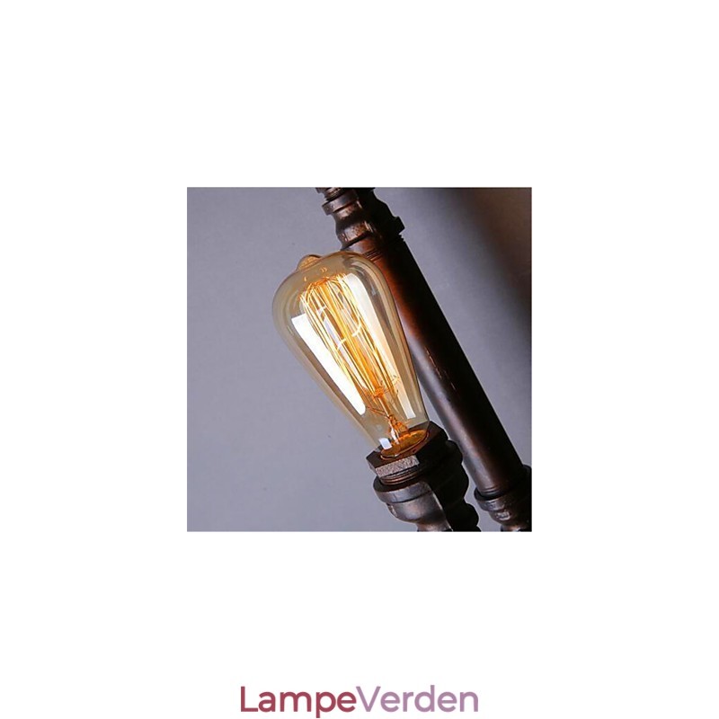 Amerikansk Retro Loft Industriel Vandgang Trapper Kreativ Personlighed Restaurant Bar Single Head Iron Wall Lamp
