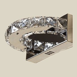 Integreret moderne moderne maleri funktion til Crystal Ambient Light Wall Sconces Wall Light