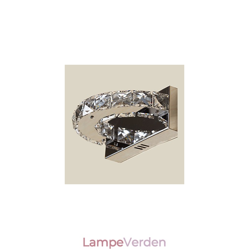 Integreret moderne moderne maleri funktion til Crystal Ambient Light Wall Sconces Wall Light