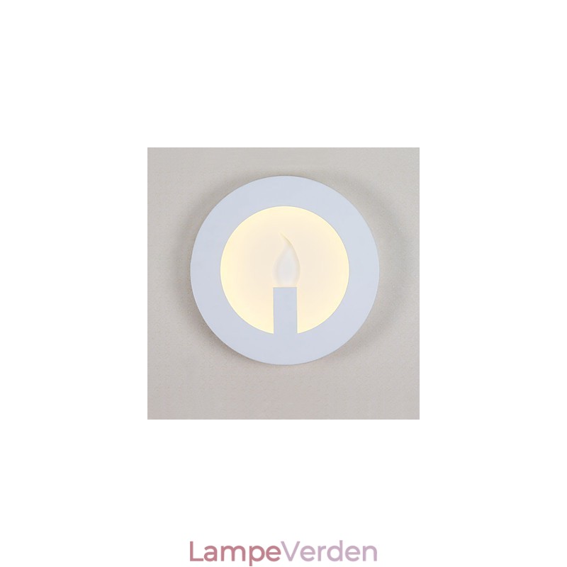 Integreret moderne moderne maleri-funktion til væglamper med omgivende lys