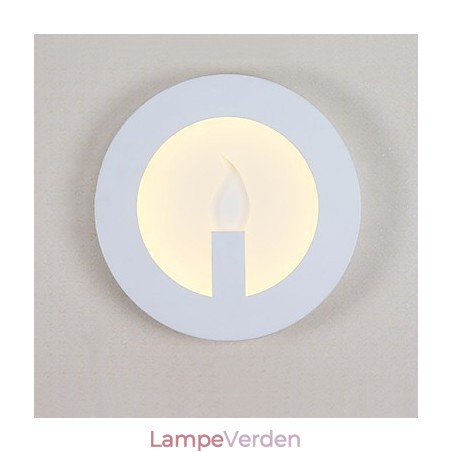 Integreret moderne moderne maleri-funktion til væglamper med omgivende lys