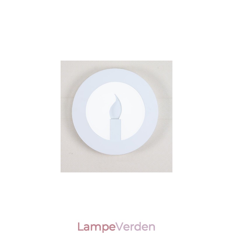 Integreret moderne moderne maleri-funktion til væglamper med omgivende lys