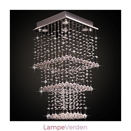 Moderne moderne krystal galvaniseret metal Flush Mount Moderne moderne krystal galvaniseret metal Flush Mount