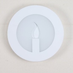 Integreret moderne moderne maleri-funktion til væglamper med omgivende lys