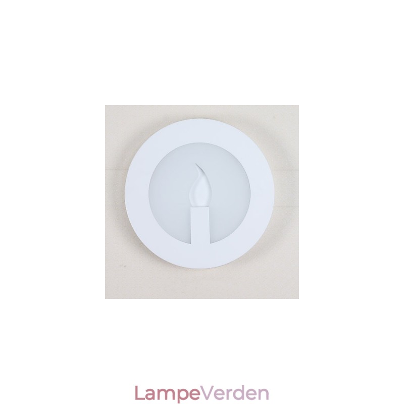 Integreret moderne moderne maleri-funktion til væglamper med omgivende lys