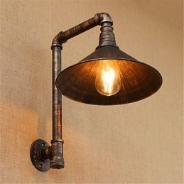 Rustik Lodge Country Antik Messing Funktion til Ambient Light Wall Sconces Wall Light