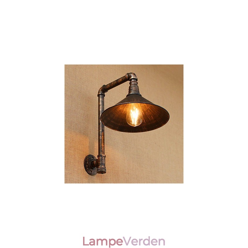 Rustik Lodge Country Antik Messing Funktion til Ambient Light Wall Sconces Wall Light