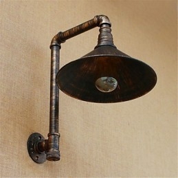 Rustik Lodge Country Antik Messing Funktion til Ambient Light Wall Sconces Wall Light