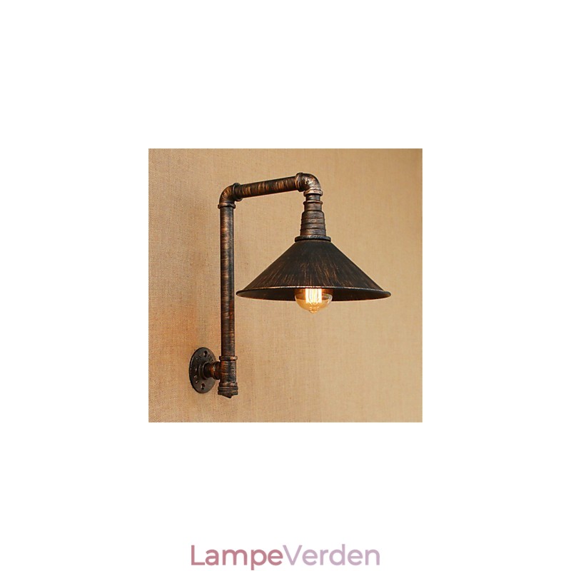 Rustik Lodge Country Antik Messing Funktion til Ambient Light Wall Sconces Wall Light