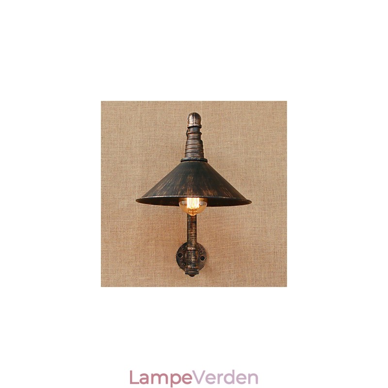 Rustik Lodge Country Antik Messing Funktion til Ambient Light Wall Sconces Wall Light