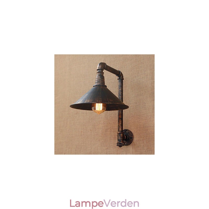 Rustik Lodge Country Antik Messing Funktion til Ambient Light Wall Sconces Wall Light