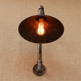 Rustik Lodge Country Antik Messing Funktion til Ambient Light Wall Sconces Wall Light