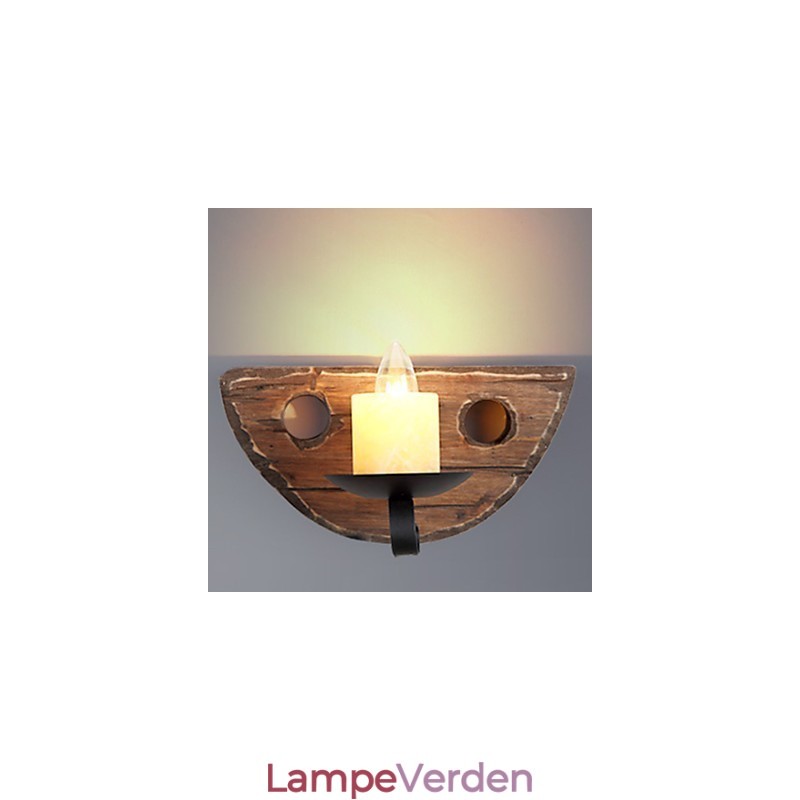 Rustik Lodge Maleri Funktion til Mini Style Ambient Light Wall Sconces Wall Light