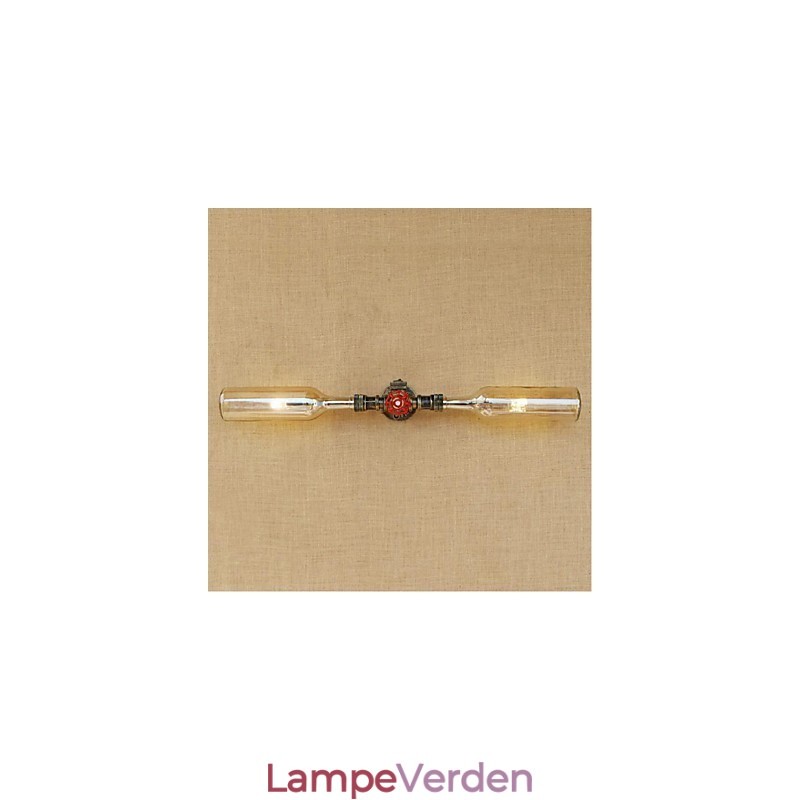 Retro American Village Creative Industry Wind Designer Vandflaske Væglampe Væglampe Rav