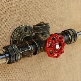 Retro American Village Creative Industry Wind Designer Vandflaske Væglampe Væglampe Rav