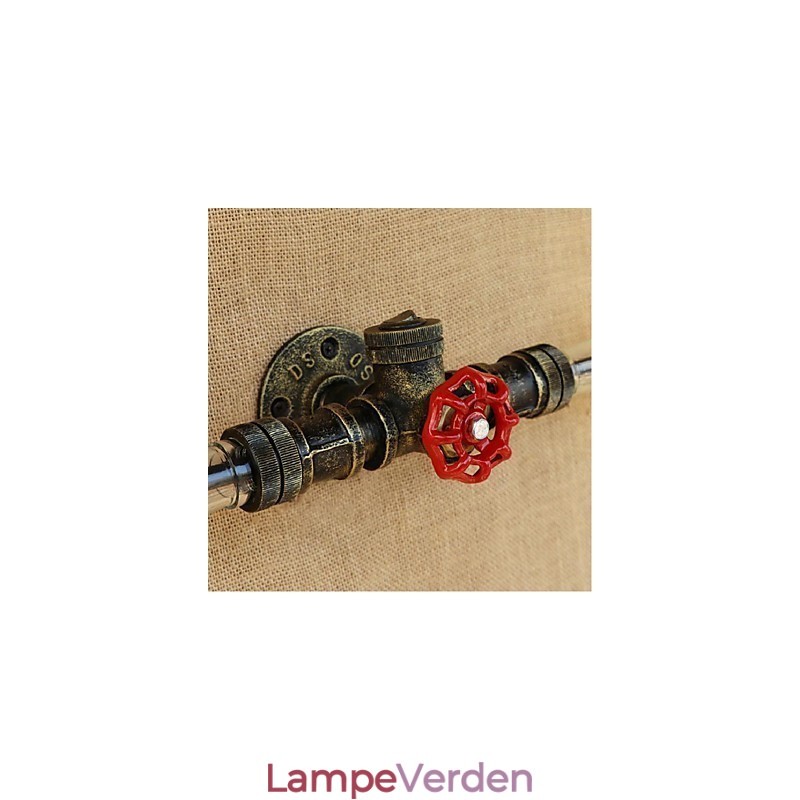 Retro American Village Creative Industry Wind Designer Vandflaske Væglampe Væglampe Rav