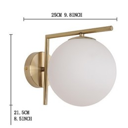 Moderne moderne galvaniseret funktion til Arc Uplight Wall Sconces Wall Light