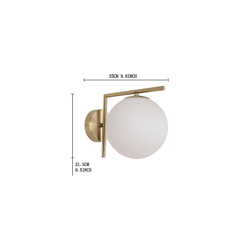 Moderne moderne galvaniseret funktion til Arc Uplight Wall Sconces Wall Light