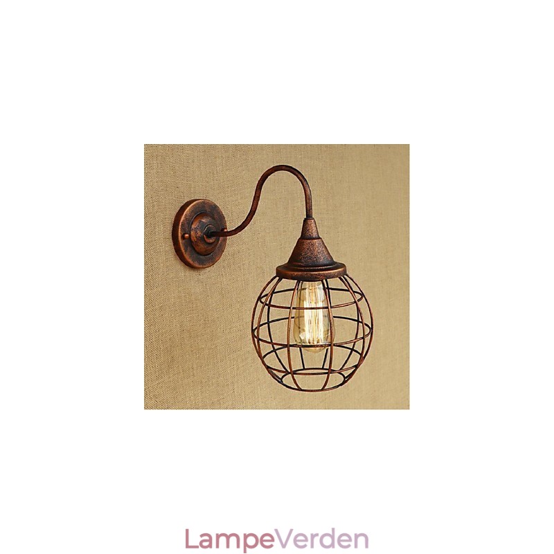 Enkel Og Retro Kreativ Personlighed Rust Farve Amerikansk væglampe Wall Sconces Wall Light