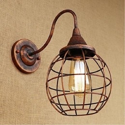 Enkel Og Retro Kreativ Personlighed Rust Farve Amerikansk væglampe Wall Sconces Wall Light