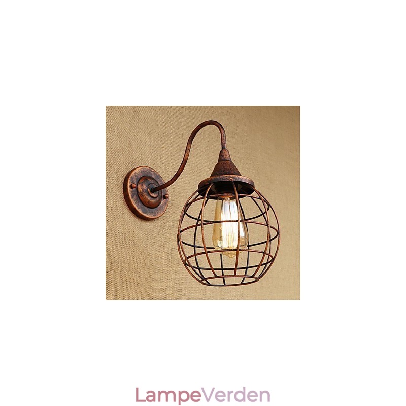 Enkel Og Retro Kreativ Personlighed Rust Farve Amerikansk væglampe Wall Sconces Wall Light