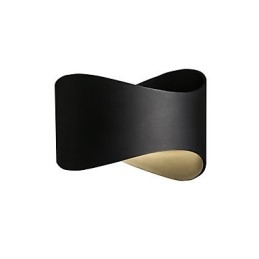 Moderne moderne sort oxid-finish-funktion til Mini Style Ambient Light Wall Sconces Wall Light