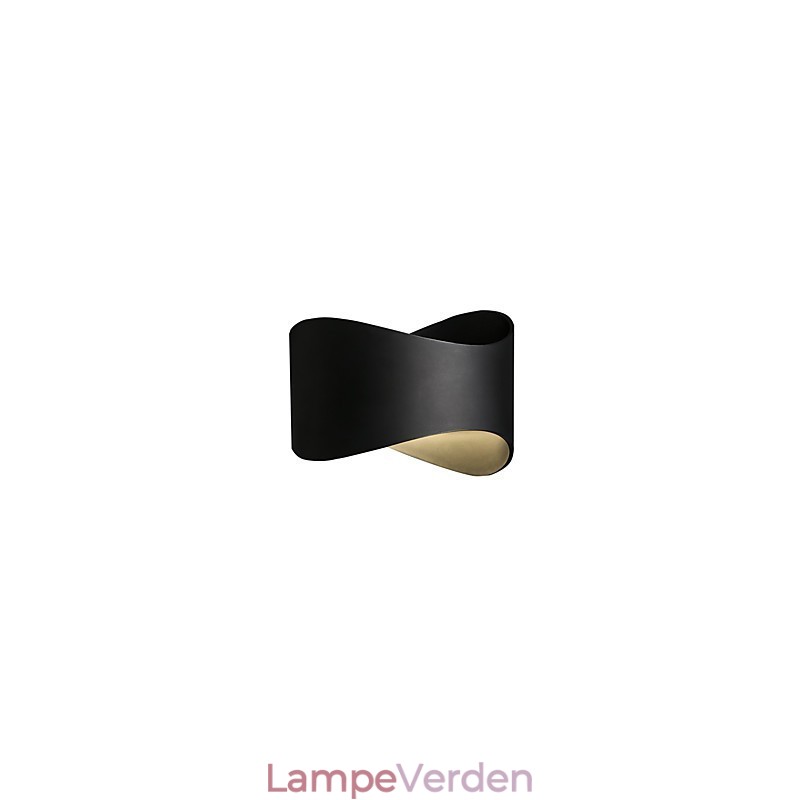 Moderne moderne sort oxid-finish-funktion til Mini Style Ambient Light Wall Sconces Wall Light