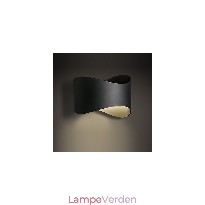 Moderne moderne sort oxid-finish-funktion til Mini Style Ambient Light Wall Sconces Wall Light