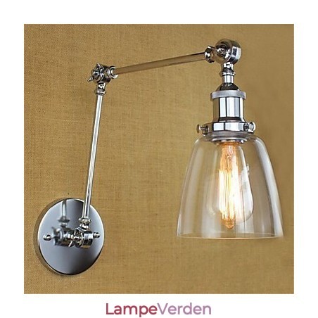 Rustik Lodge Country Retro galvaniseret funktion til justerbar højde og vinkel arm øjenbeskyttelse