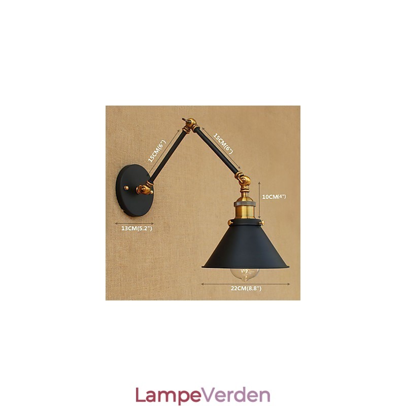 Væglampe Messing Vintage Industriel Væglampe Lys Hjem Belysning Indendørs Dekor Væglampe