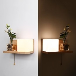 Moderne moderne sortoxidfinishfunktion til øjenbeskyttelse. Ambient Light Wall Sconces Wall Light