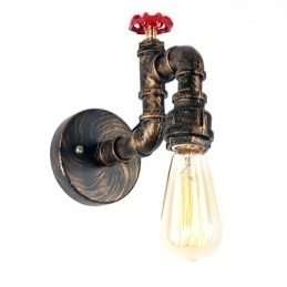 Moderne moderne rustik Lodge Country Retro maleri funktion til Mini Style Downlight Væglamper Væglampe